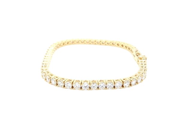 6.15 Carat Tennis Diamond Bracelet - Image 4