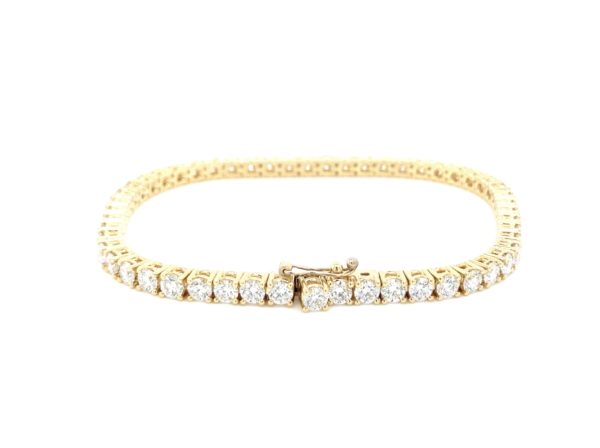 6.15 Carat Tennis Diamond Bracelet - Image 3