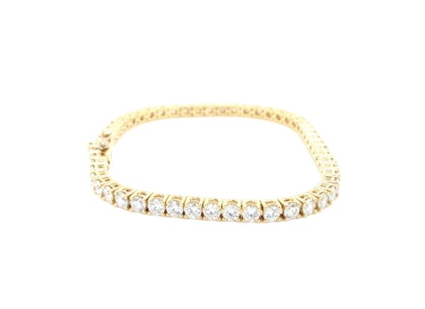 6.15 Carat Tennis Diamond Bracelet - Image 2